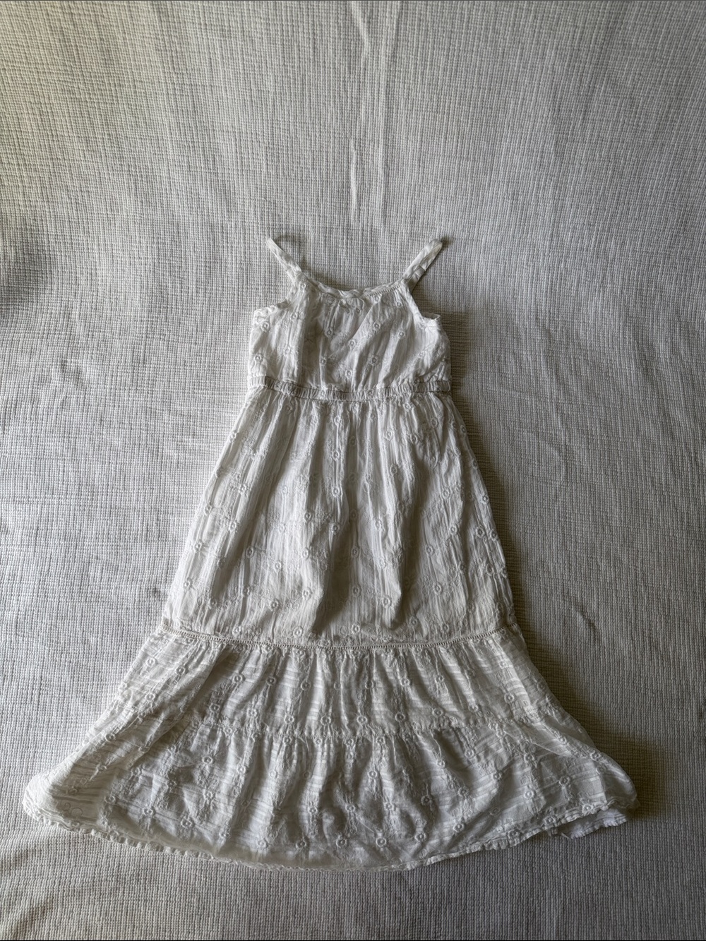 Cat & Jack White Eyelet Maxi Dress for Girls